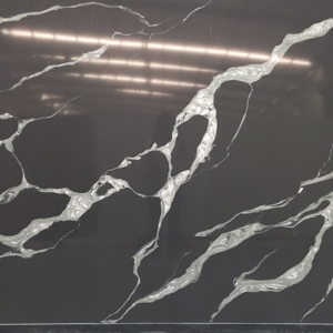 Calacatta Black Quartz slabs